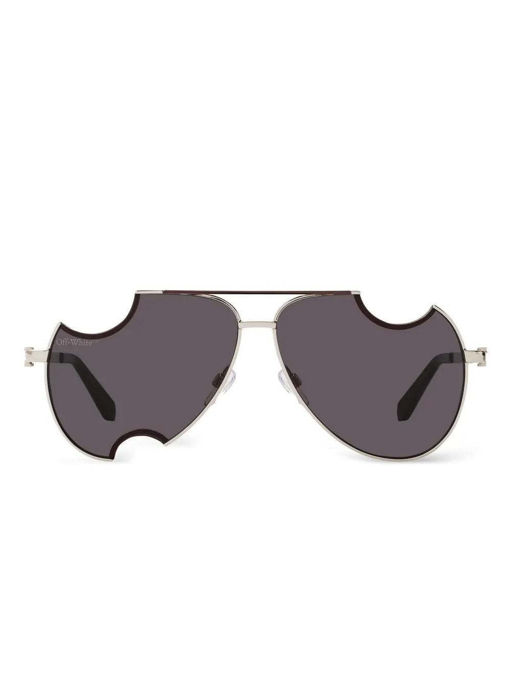 Off-White Dallas pilot-frame sunglasses | Silver | Image 1