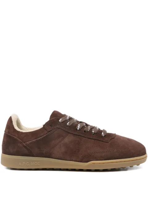 A.P.C. suede lace-up sneakers 