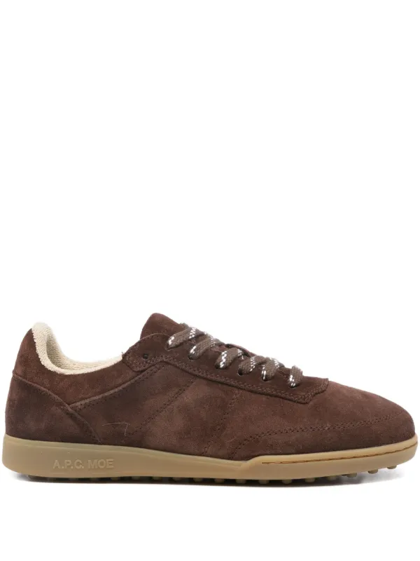 A.P.C. スエード スニーカー | ブラウン | FARFETCH JP