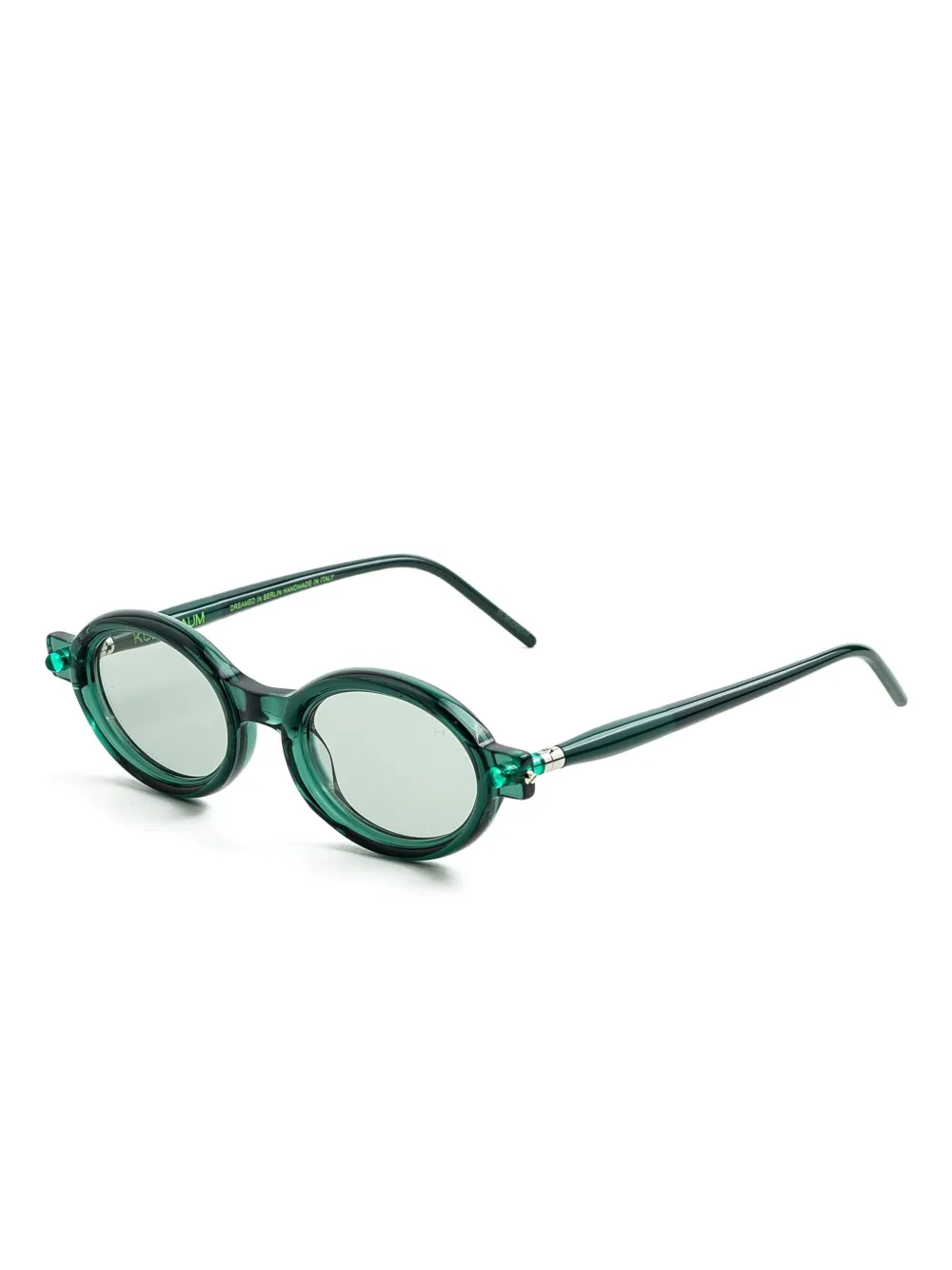 Kuboraum P6 round-frame sunglasses - Groen