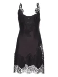 IL VOLO Cara lace-trimmed slip dress - Black