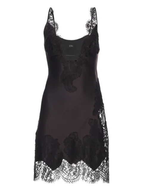 IL VOLO Cara lace-trimmed slip dress