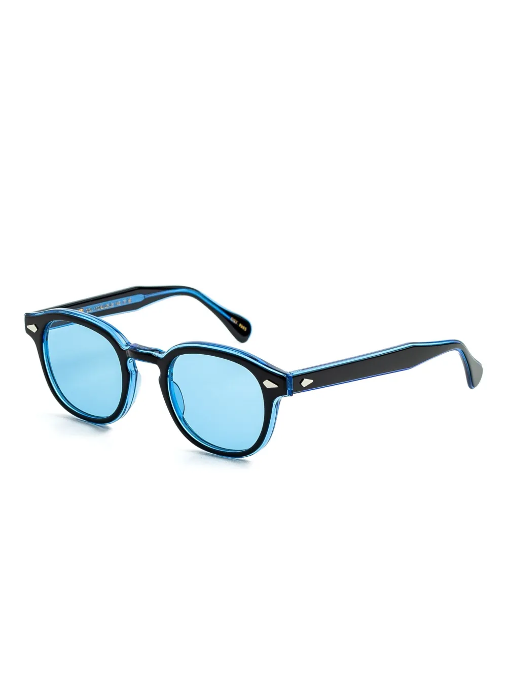 Moscot Lemtosh zonnebril met rond montuur - Zwart