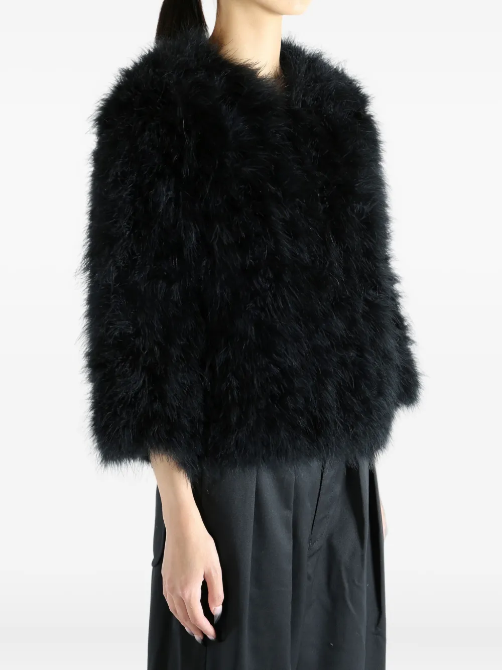 Yves Salomon feather jacket | Varsity Jackets | Image 2