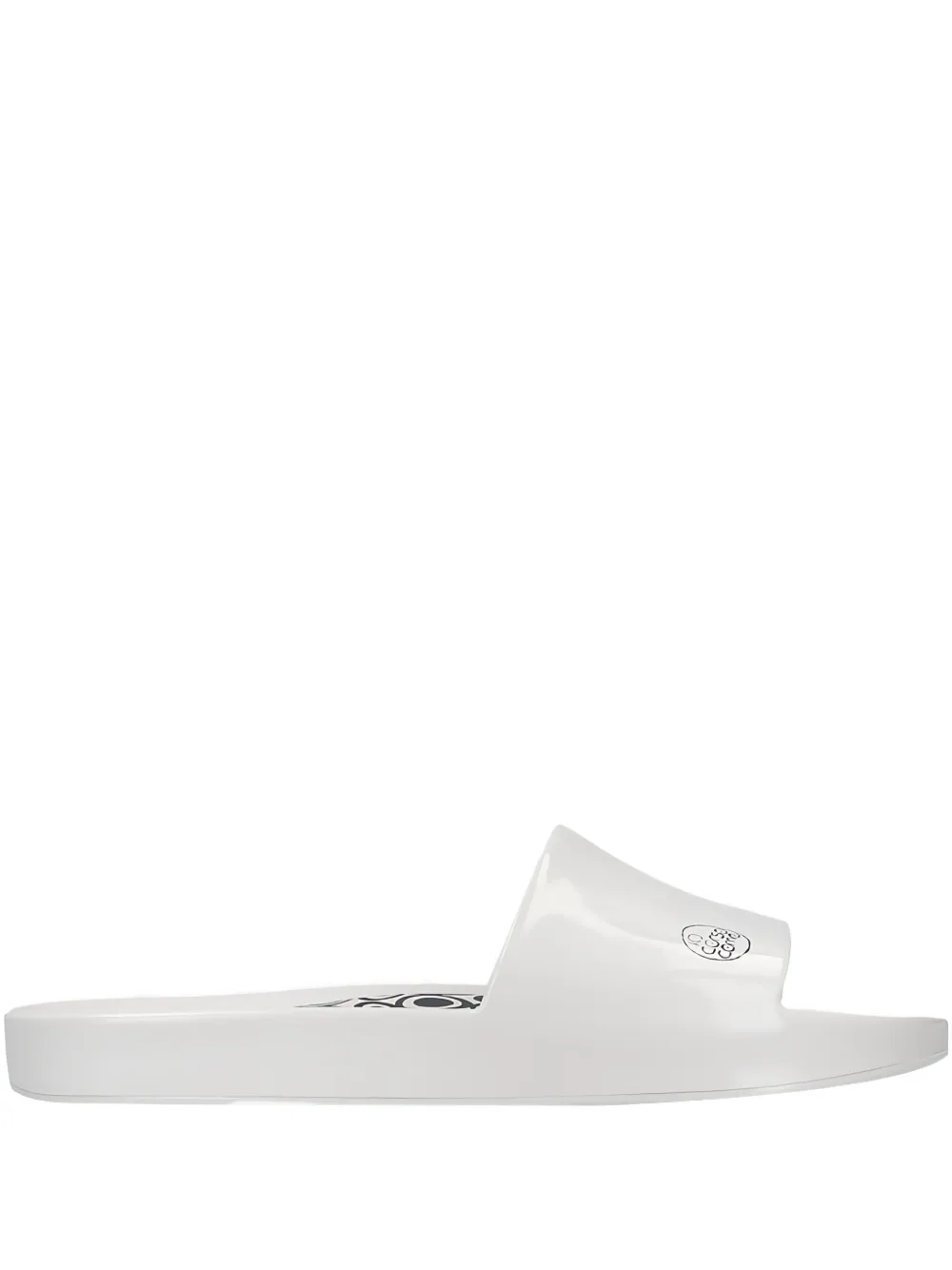 Melissa x 10 Corso print slides White