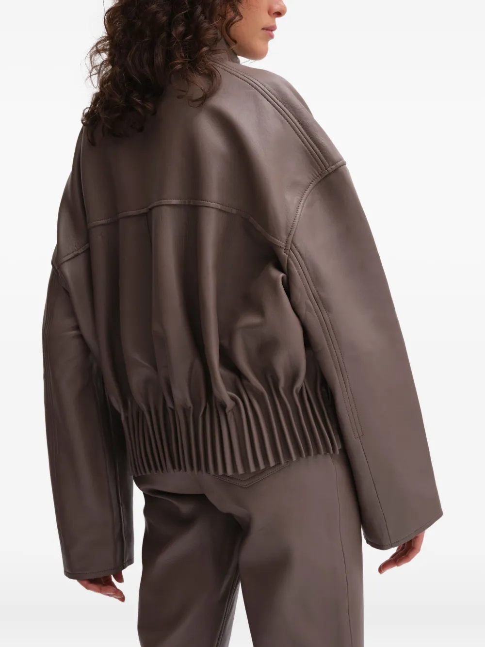 Remain Birger Christensen Leather Jacket In Multi