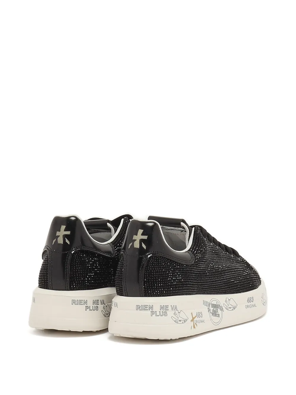 Premiata Sneakers verfraaid met kristallen Zwart