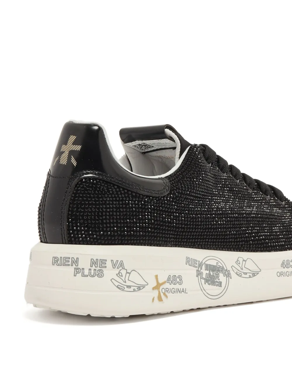 Premiata Sneakers verfraaid met kristallen Zwart