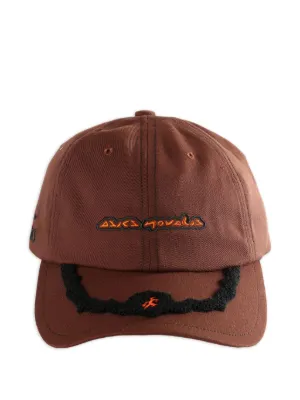 Kiko kostdinov × new era cap ASICS x Kiko Kostadinov embroidered-detail Baseball Cap | Brown