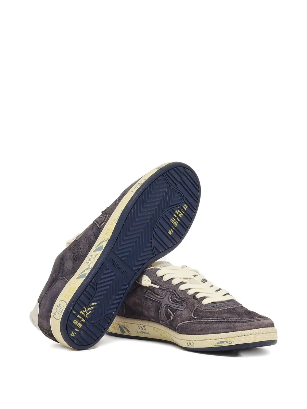 Premiata Bskt Clay suède sneakers Blauw