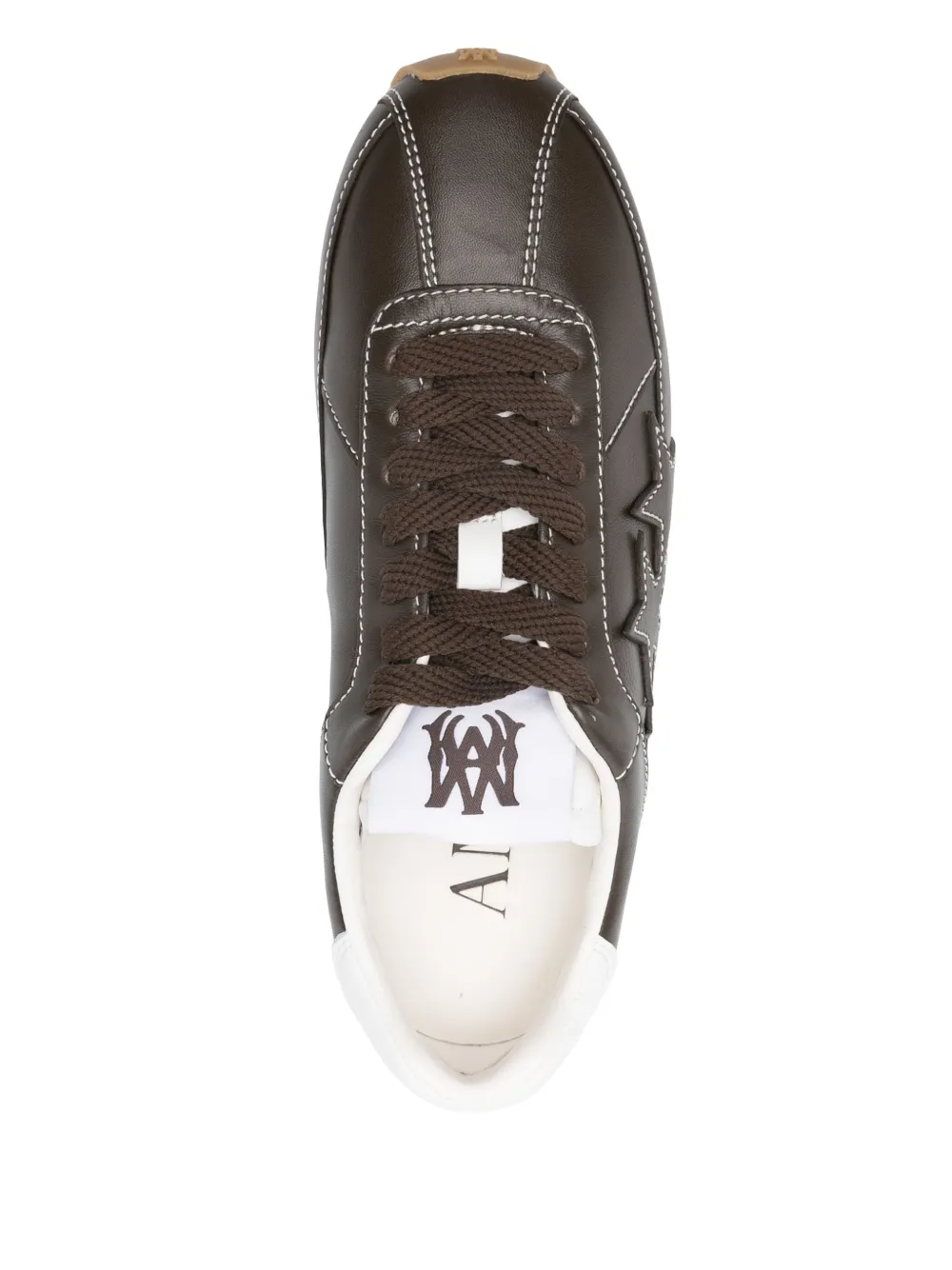 AMIRI Pacific Flat leren sneakers Bruin