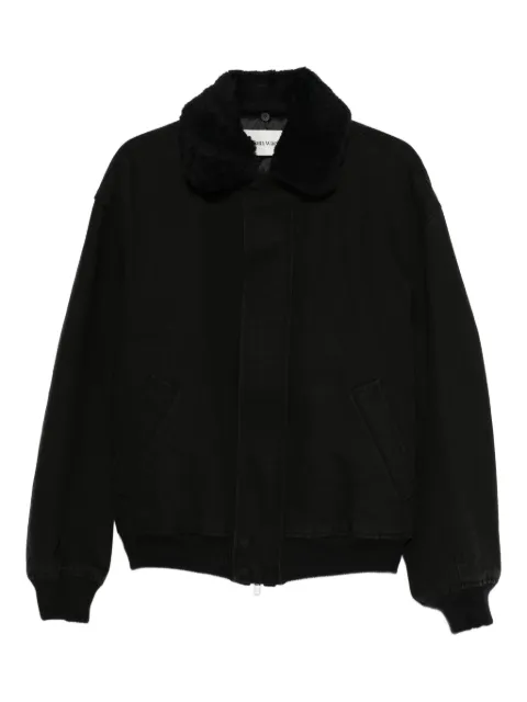 TONYWACK fleece-collar bomber jacket