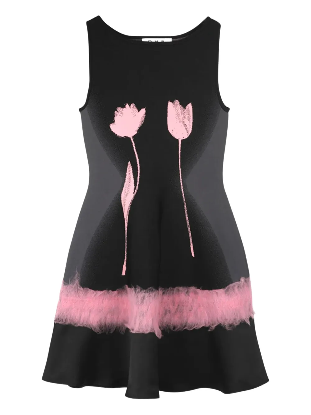 Ph5 Senna Needle Punch Dress In Black