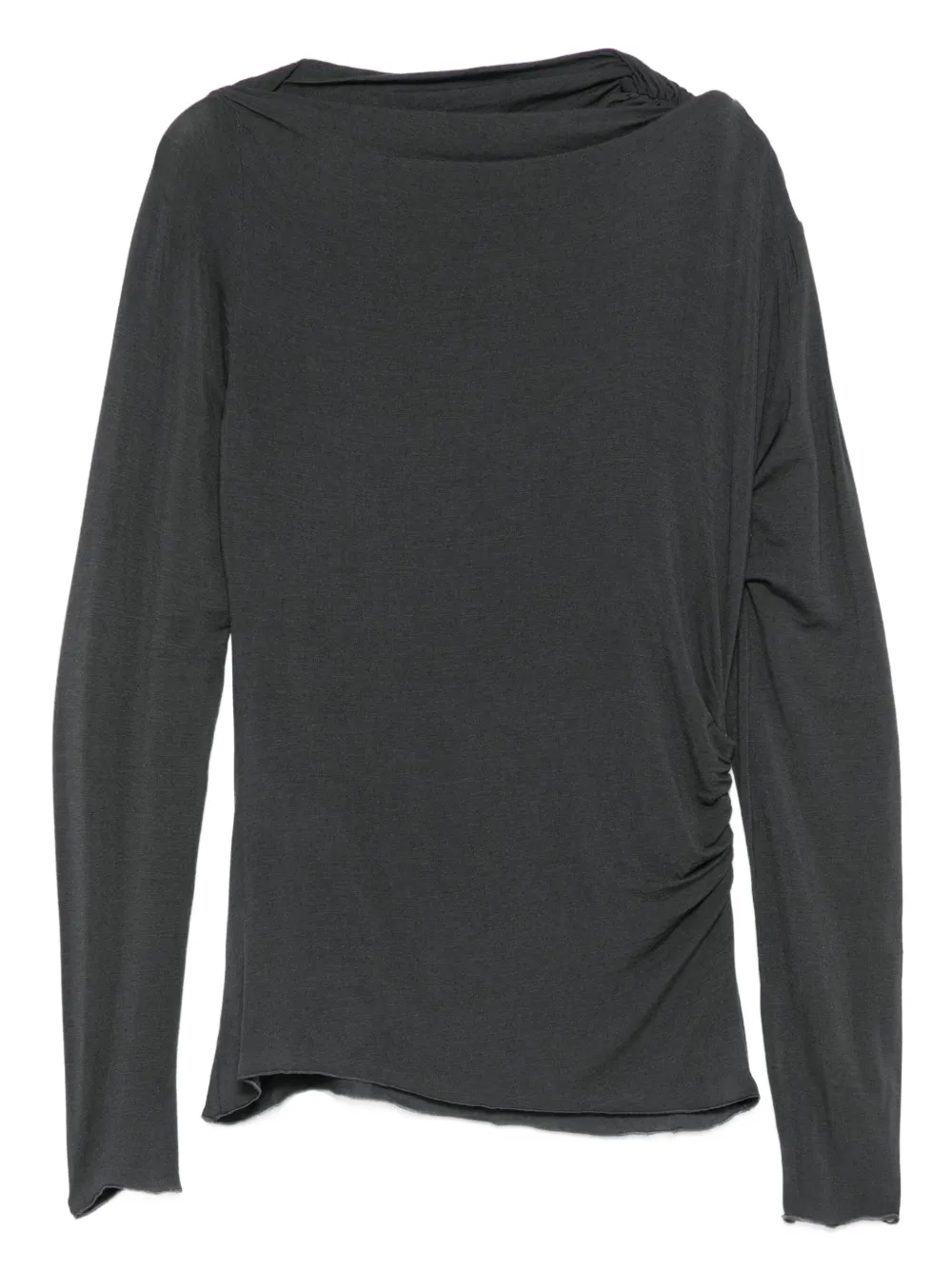 Niu draped side-ruching sweater | Grey | Image 1