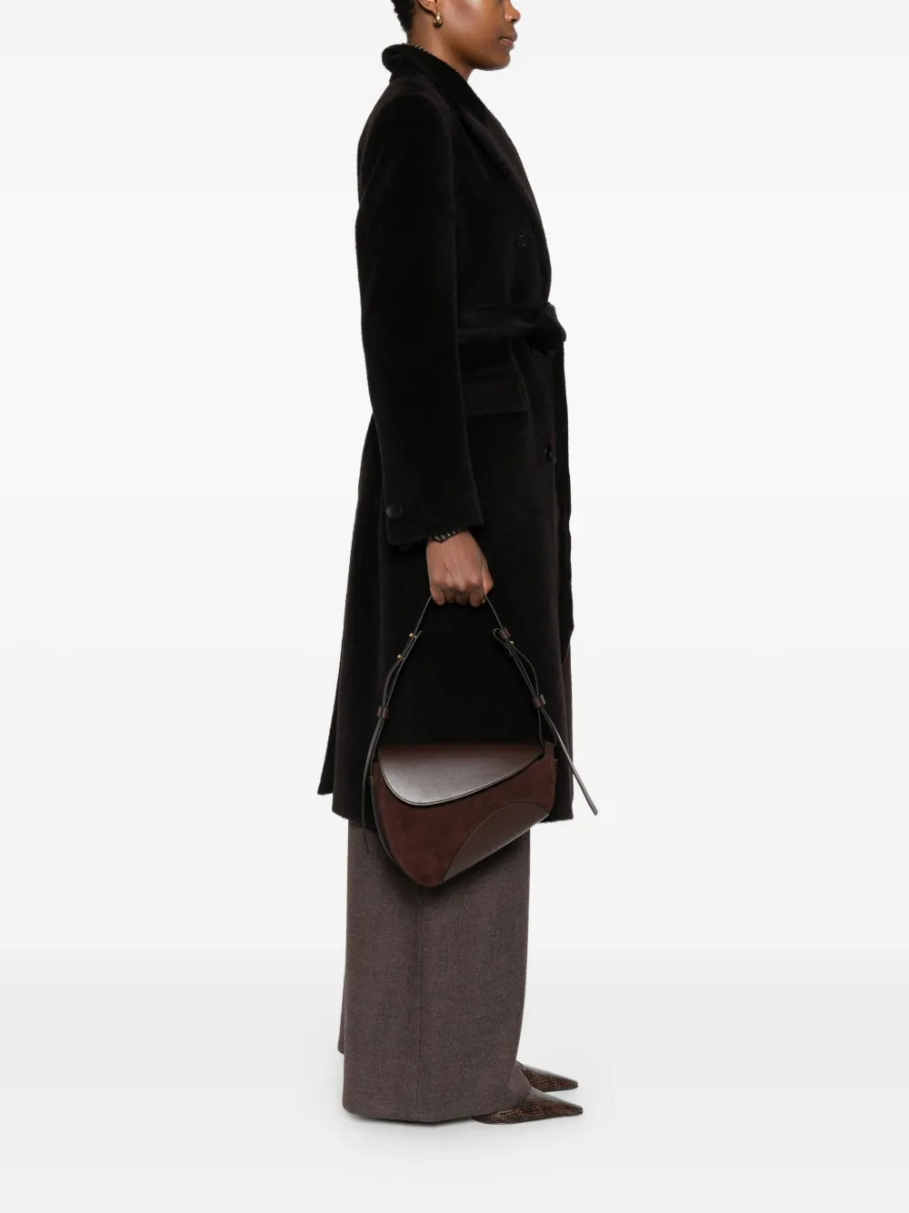 NEOUS leather shoulder bag - Bruin