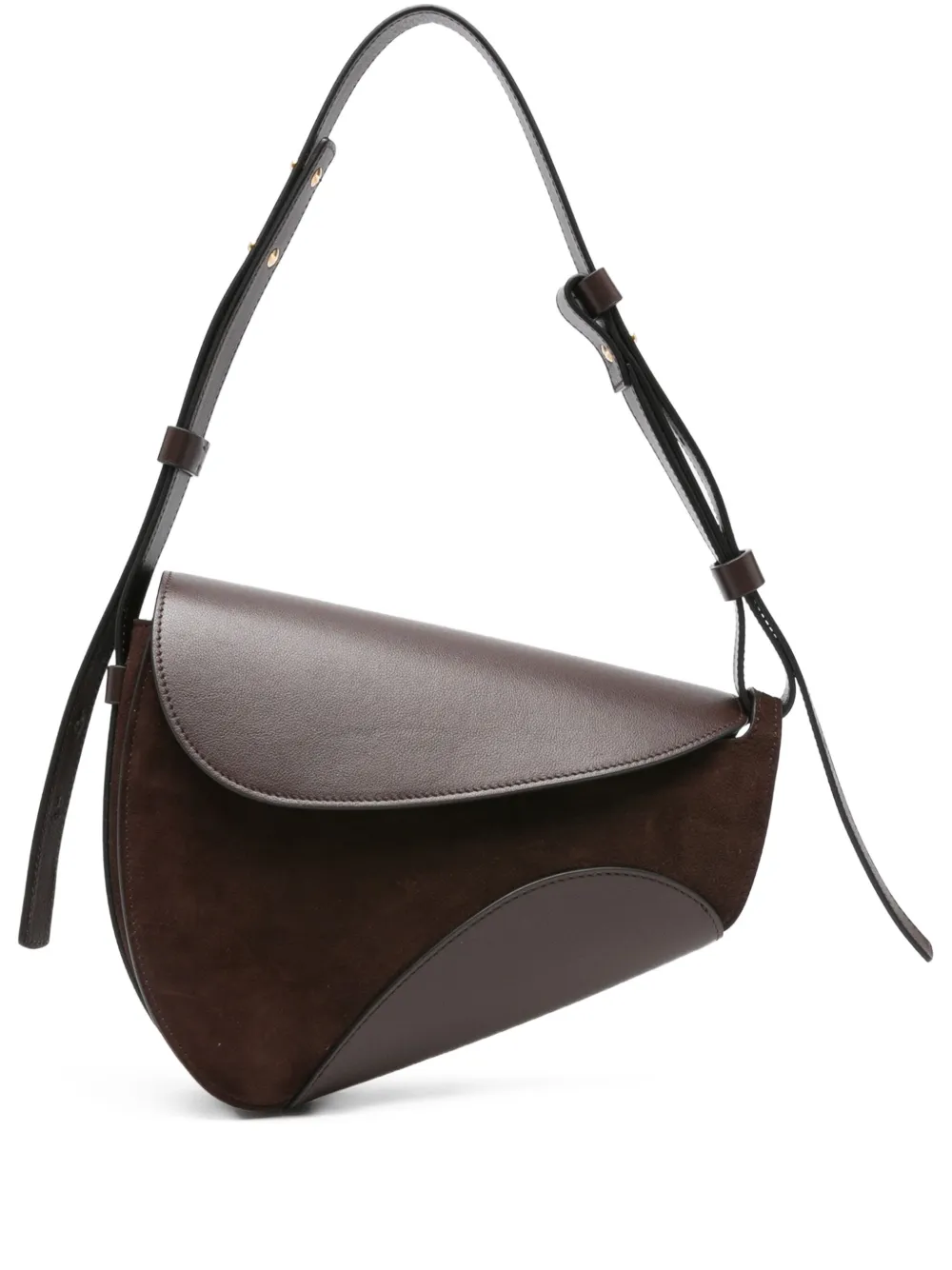 NEOUS leather shoulder bag - Marrone