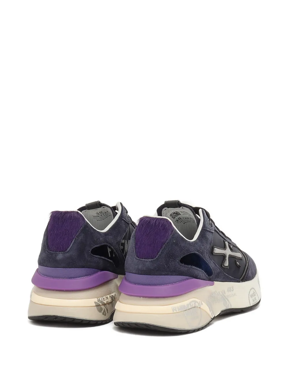 Premiata Moed 7794 Leather Sneakers In Blue