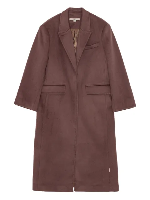 REMAIN padded-shoulder wool coat