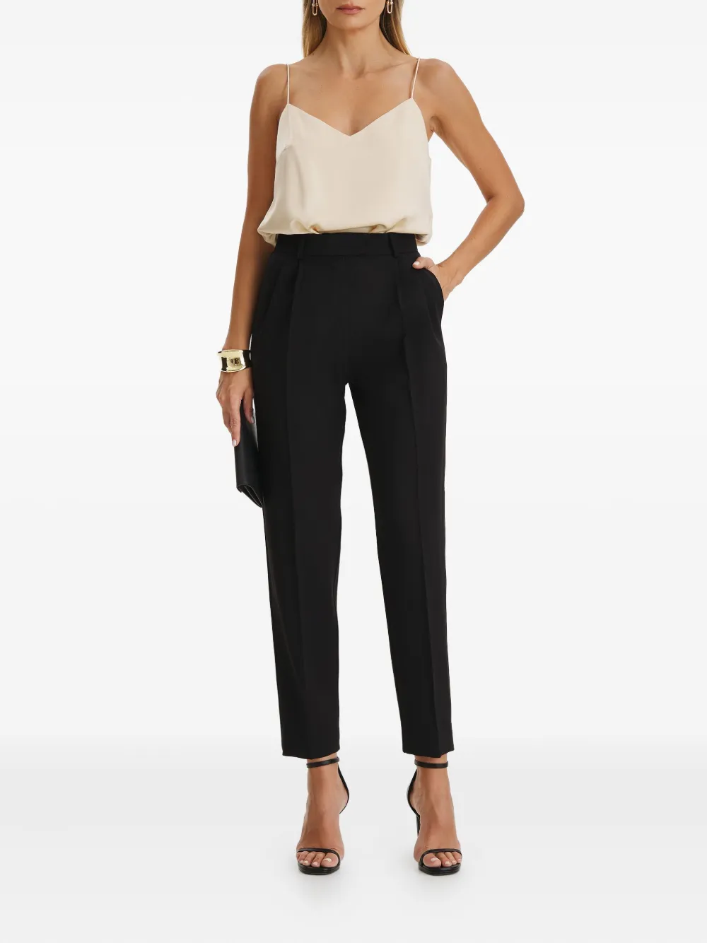 IL VOLO Margot tailored trousers - Zwart