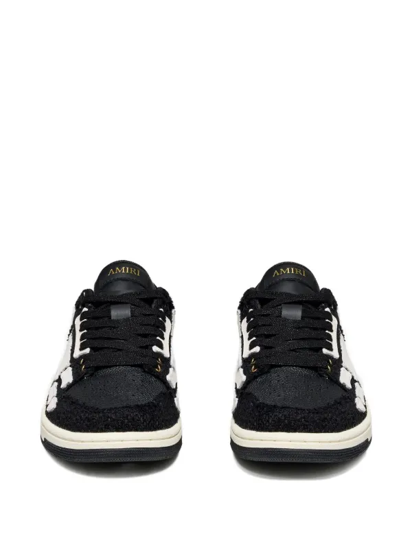 AMIRI x MMY ホワイト/ブラック スケルトン風スニーカー 42 AMIRI x MMY ホワイト/ブラック スケルトン風スニーカー 42