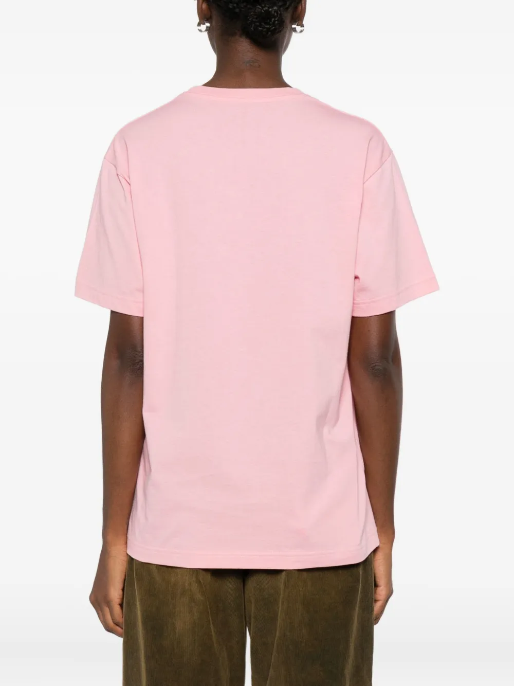 Gucci Logo-printed Short-sleeved T-shirt In Pink