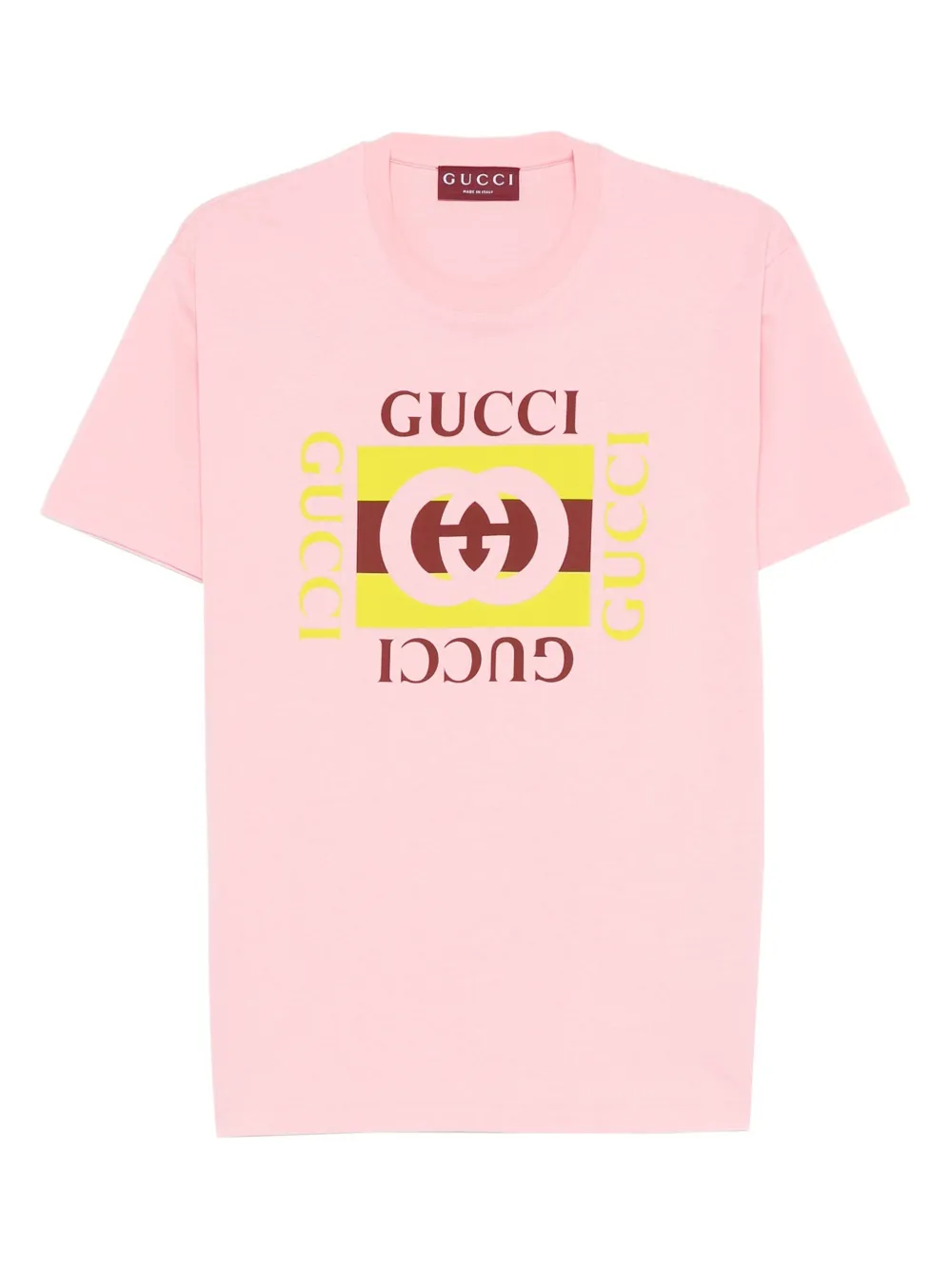 Gucci ロゴ Tシャツ - ピンク Gucci ロゴ Tシャツ - ピンク
