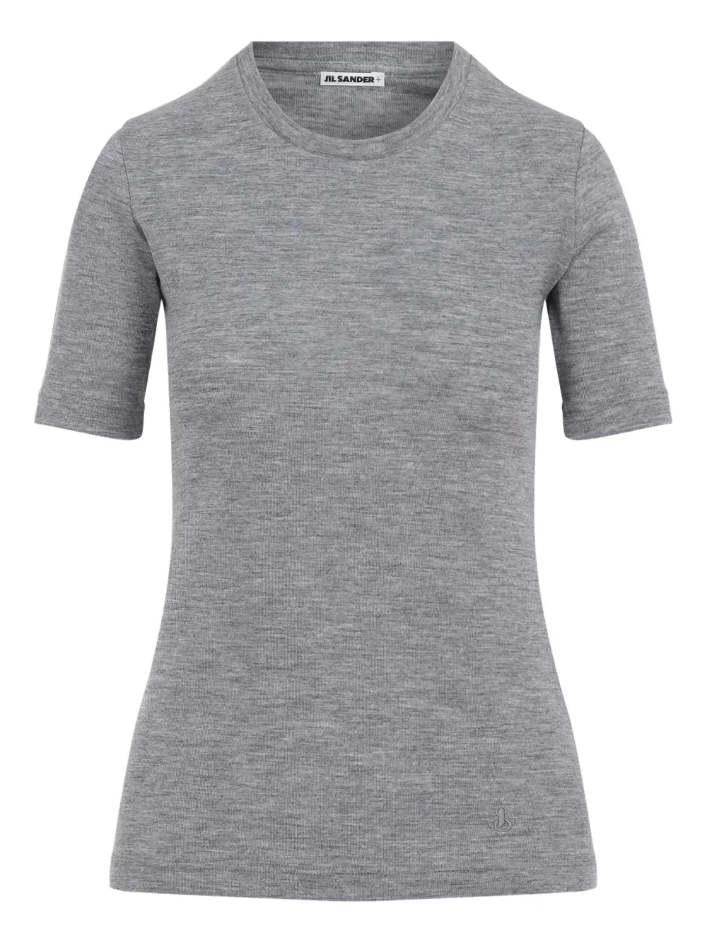 Jil Sander Crew Neck T-shirt And Vest Two-piece Set In Gray
