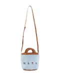Marni trimmed mini bag - Blue