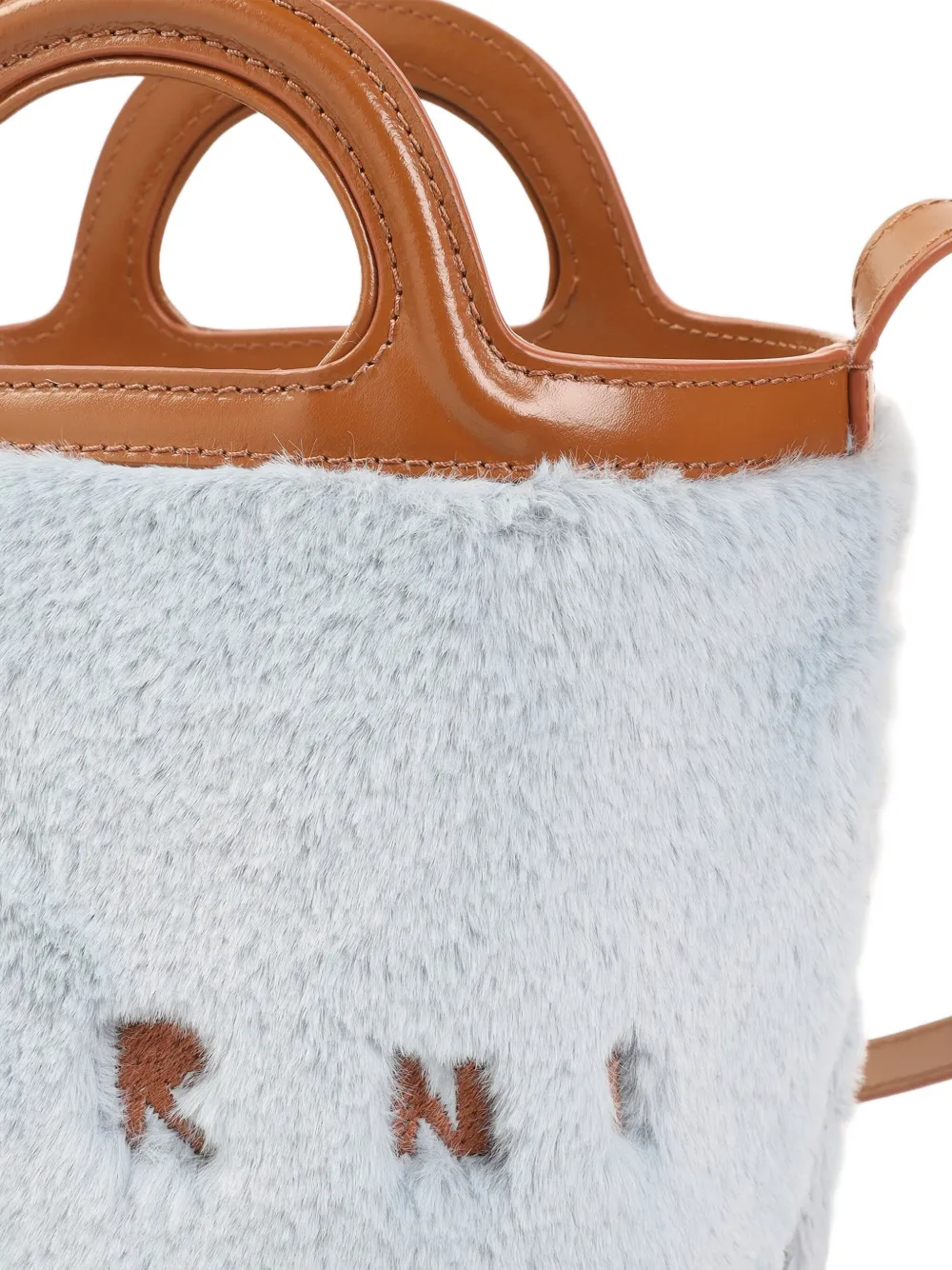Marni Trimmed Mini Bag In Blue