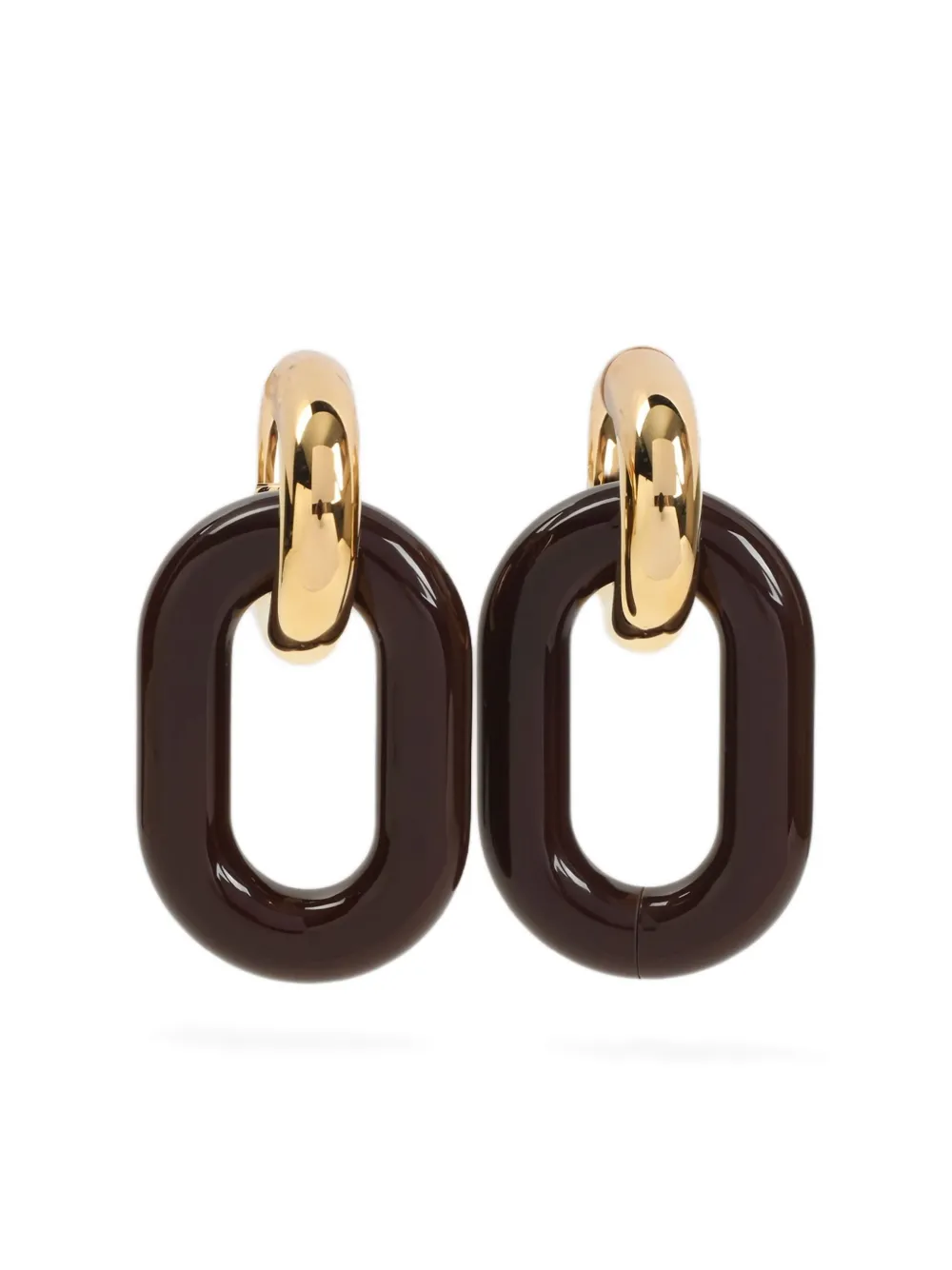 Marni chain-link earrings - Bruin
