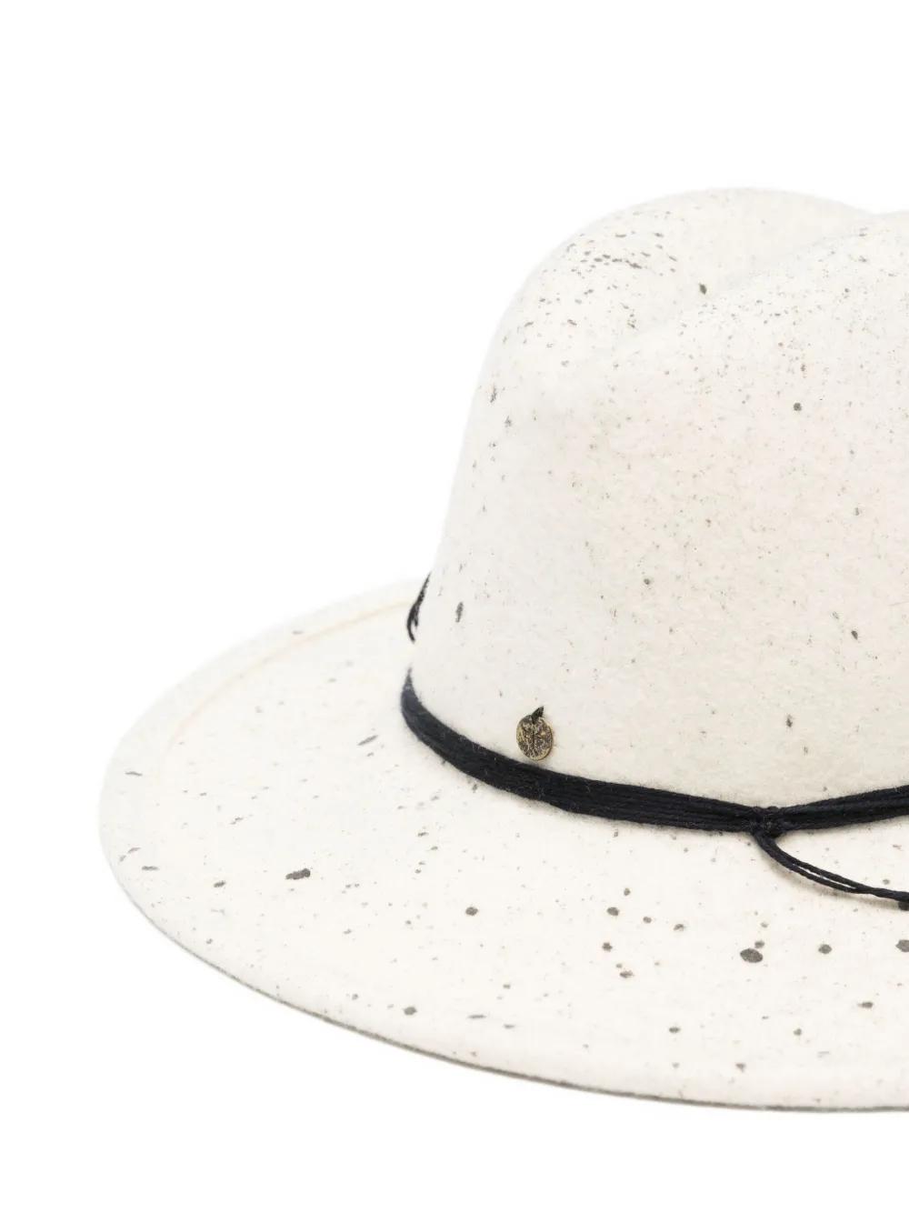 Yesey Speckled-dice Hat In Neutral