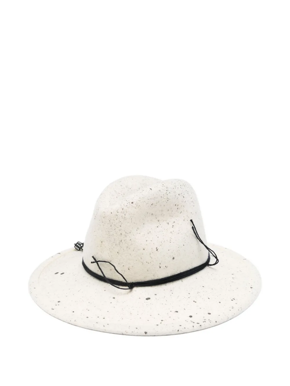 Yesey Speckled-dice Hat In Neutral