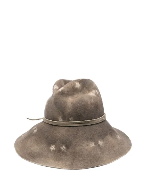 Yesey star-print felt hat