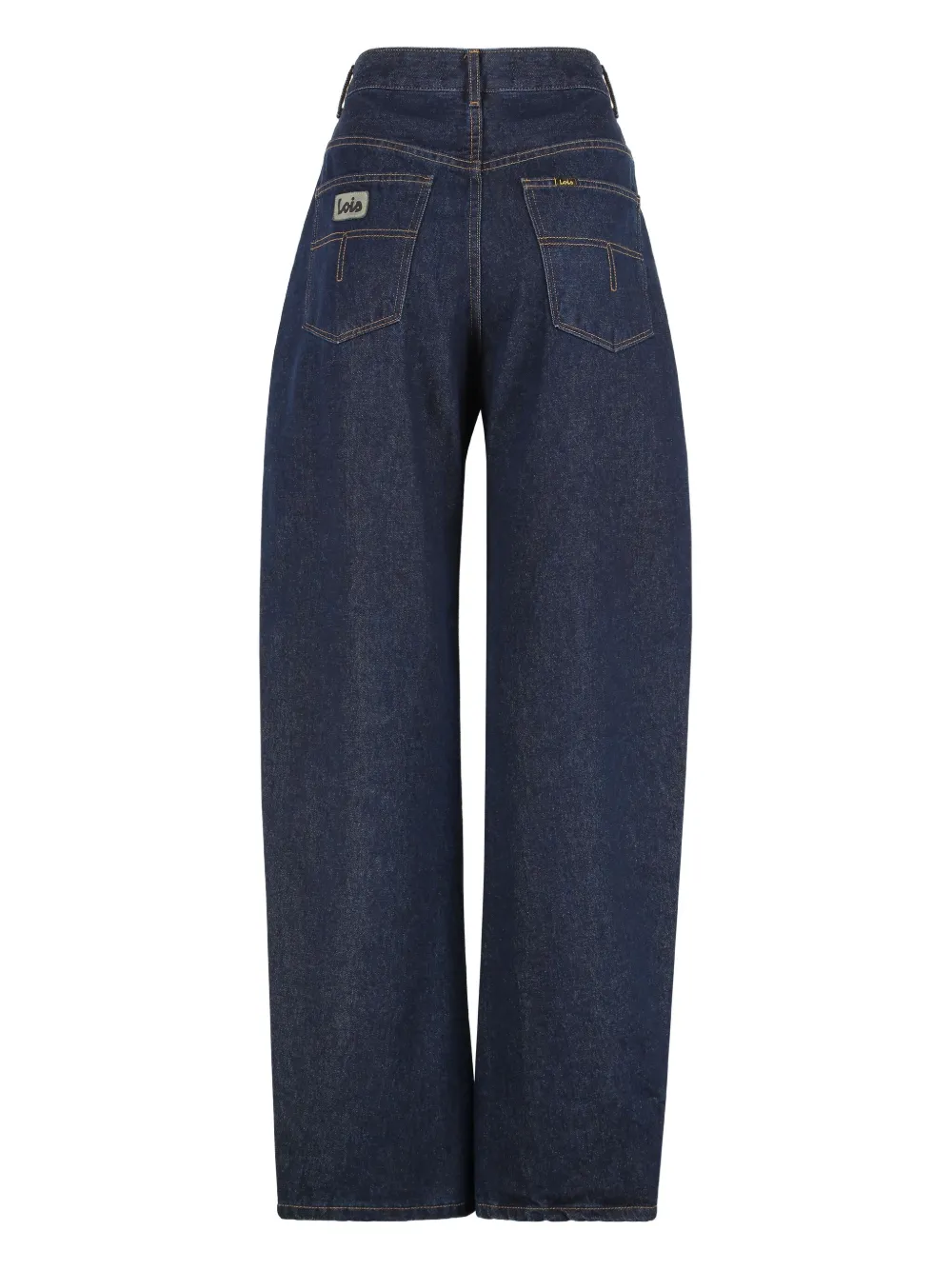 LOIS JEANS buttoned straight-leg jeans - Blauw