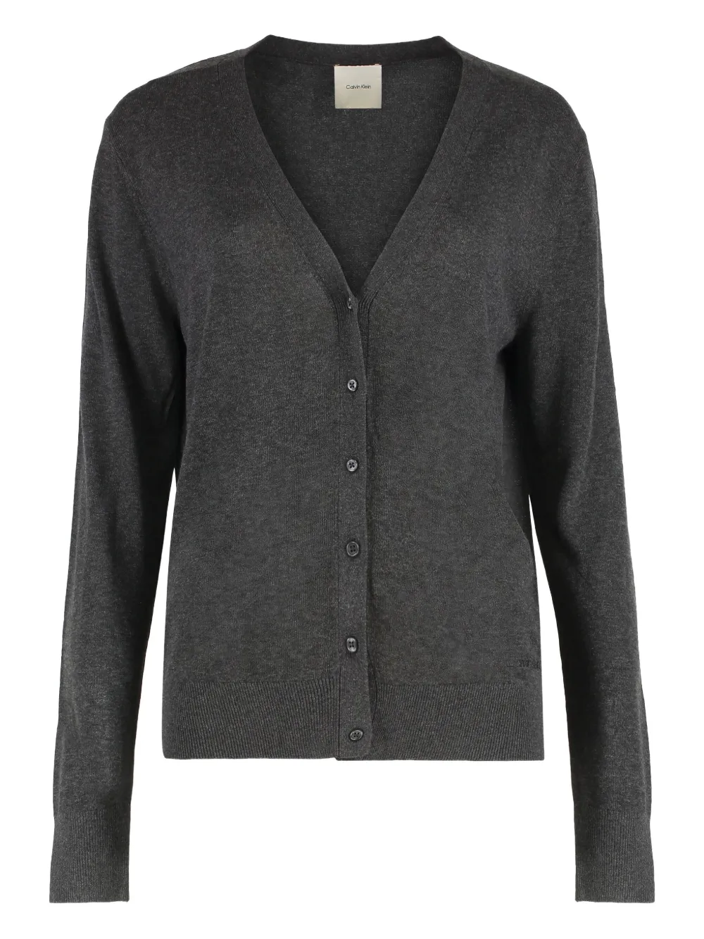 Calvin Klein buttoned cardigan | Grey | Image 1