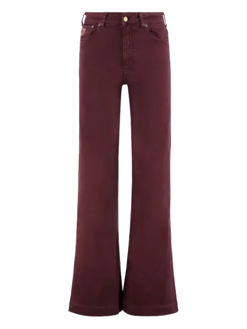 LOIS JEANS  buttoned straight-leg jeans
