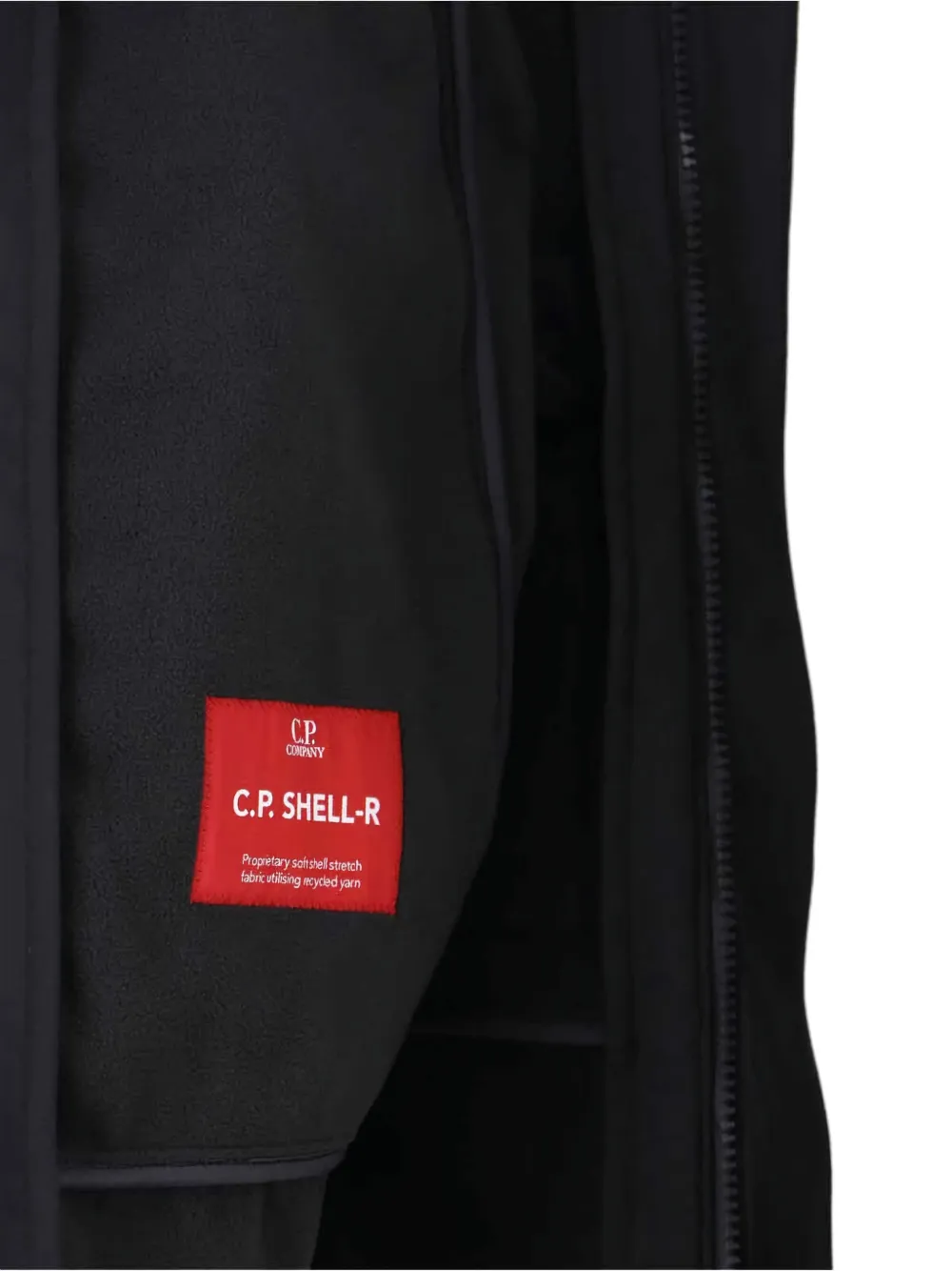 C.p. Company Mens Sleeveless Jacket With Integrated Goggles And High Collar In Black