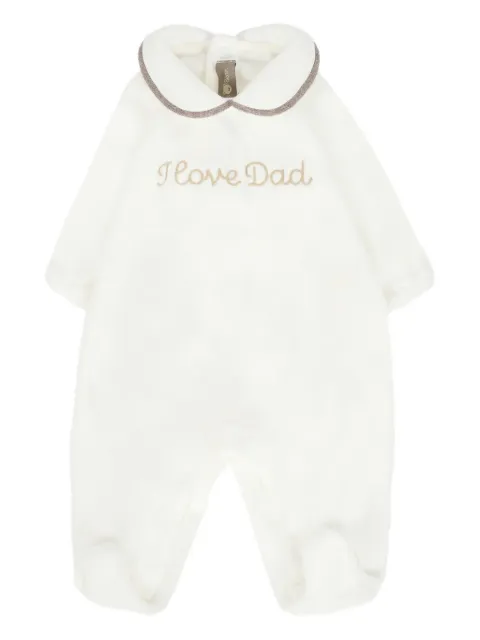 Little Bear mameluco con cuello bordado