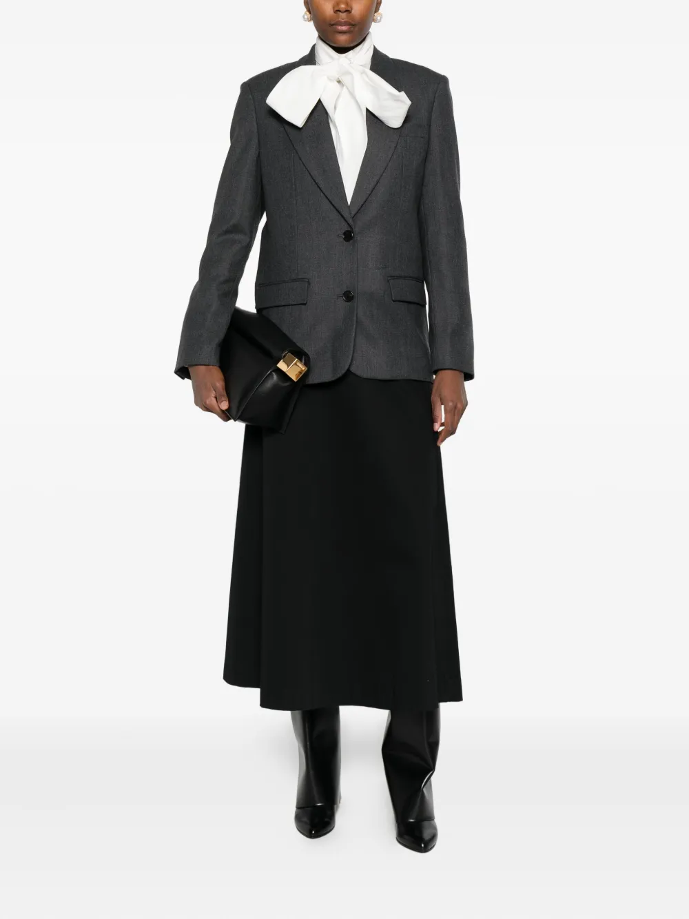 Anine Bing Ross Blazer In Gray