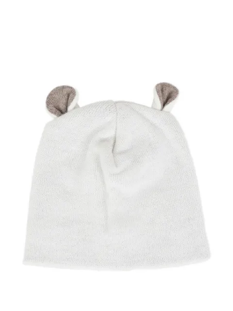 Little Bear bear-ear wool beanie
