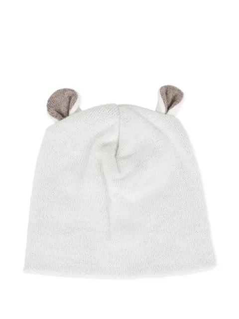 Little Bear bear-ear wool beanie