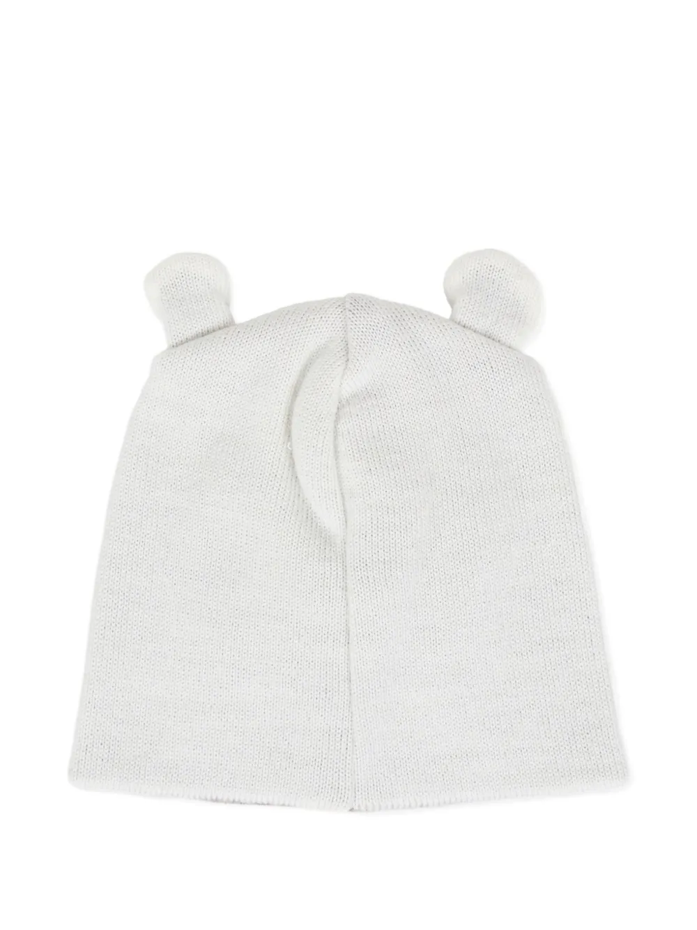 Little Bear Wollen muts met beerprint Beige