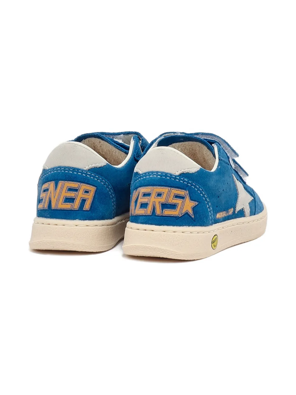 Golden Goose Kids Ball Star touch-strap sneakers Blue
