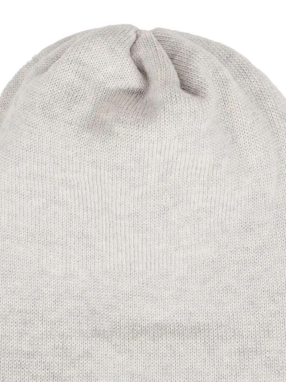 Little Bear Ribbed Wool Beanie In Gray