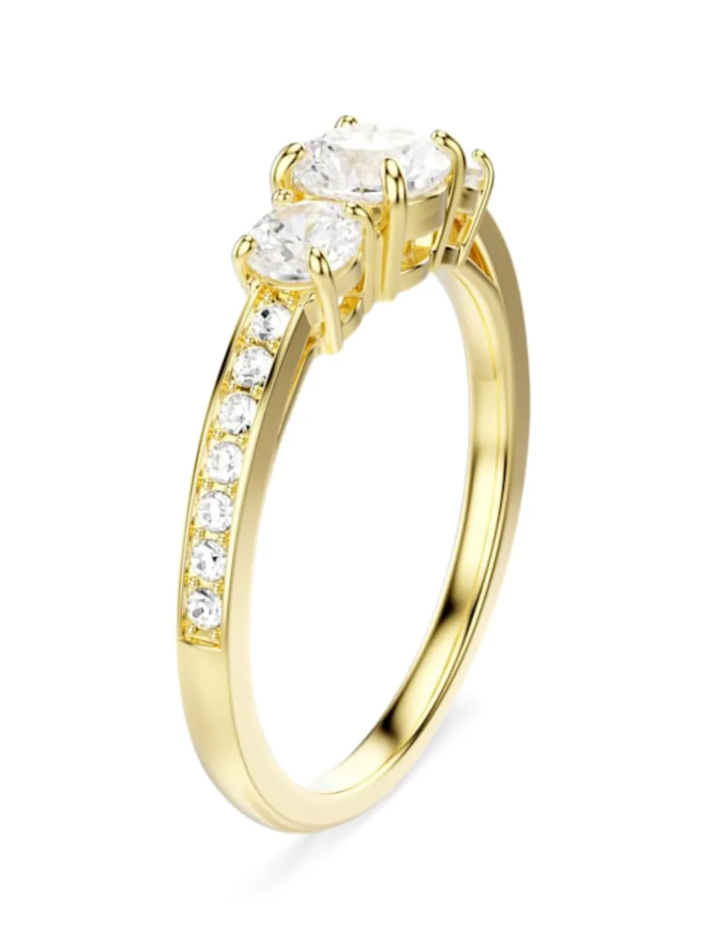 Swarovski Anello con cristalli - Oro