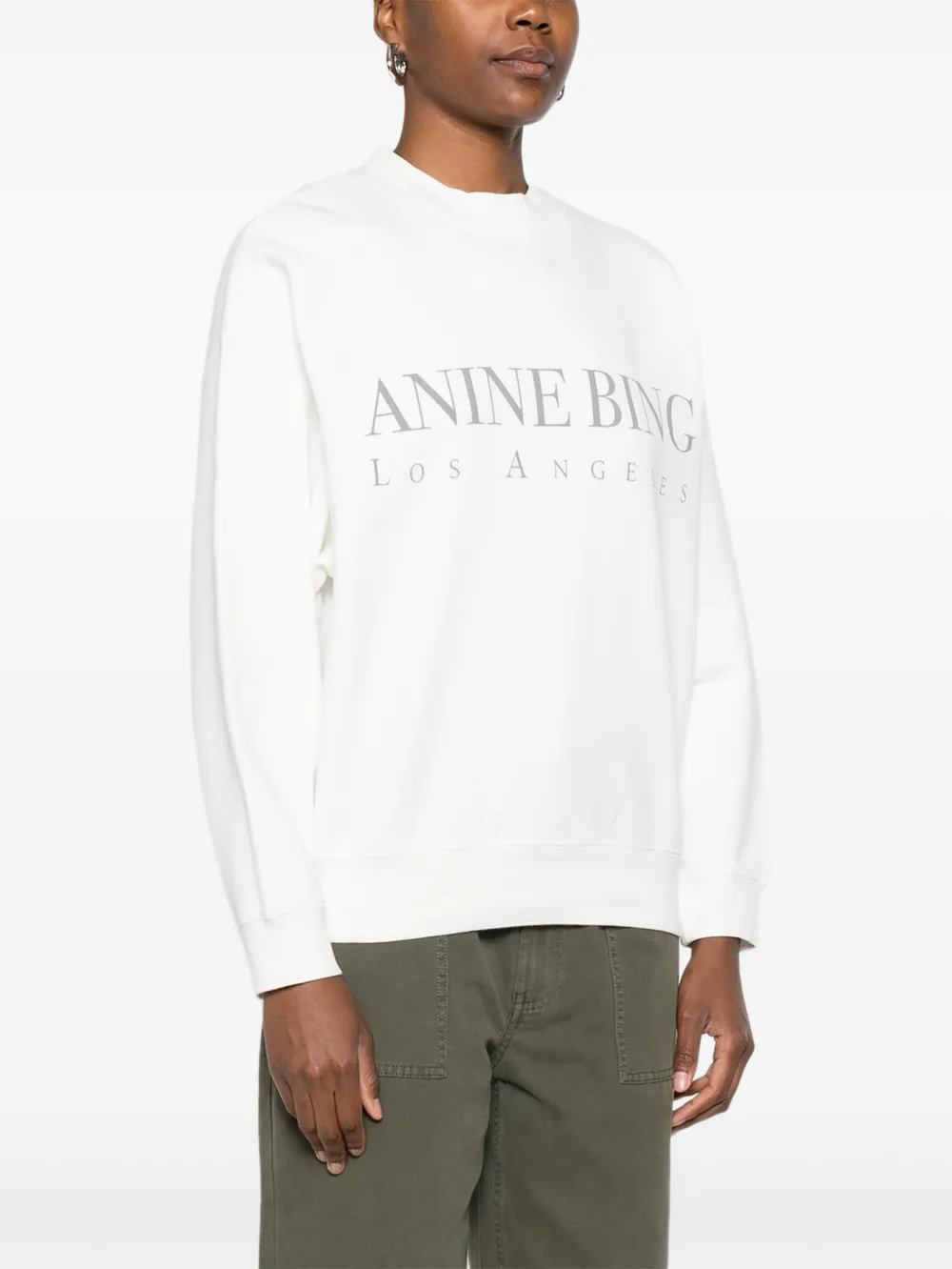 ANINE BING Jaci sweater Wit