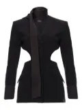 IL VOLO Onyx cut-out blazer - Black