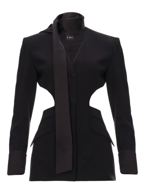 IL VOLO Onyx cut-out blazer