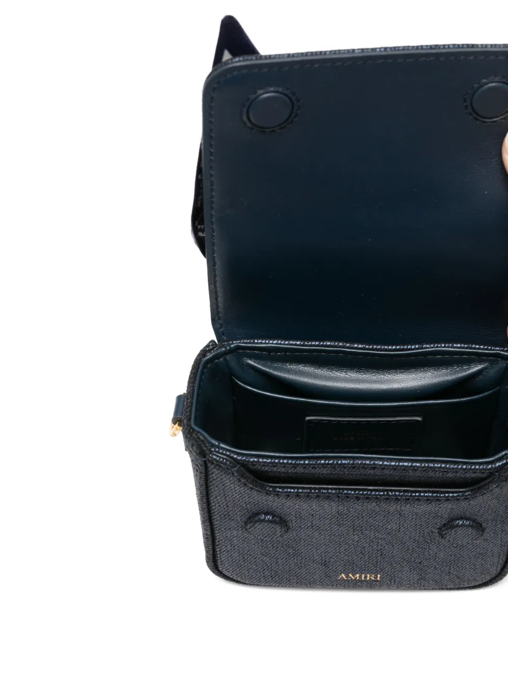 Amiri Scarf-handle Tote Bag In Black