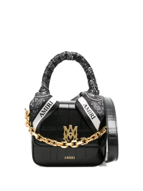 AMIRI crocodile-effect tote bag